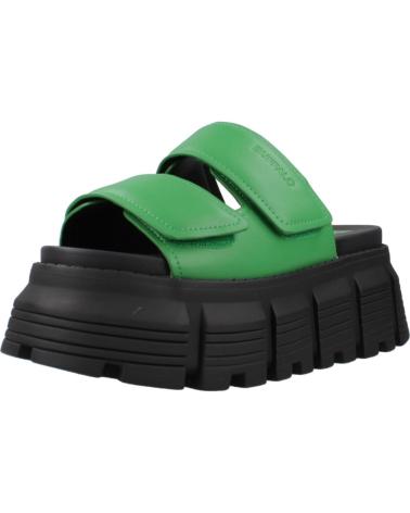 Woman Sandals BUFFALO SANDALIAS MUJER MODELO AVA VELARI COLOR VERDE  GREEN