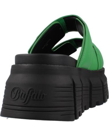 Woman Sandals BUFFALO SANDALIAS MUJER MODELO AVA VELARI COLOR VERDE  GREEN
