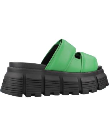 Woman Sandals BUFFALO SANDALIAS MUJER MODELO AVA VELARI COLOR VERDE  GREEN