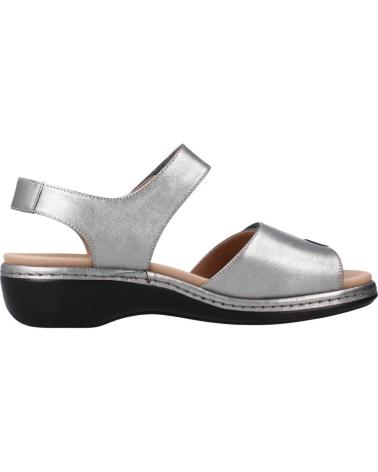 Sandalias PIESANTO  de Mujer SANDALIAS MUJER MODELO 200802 COLOR PLATA  ACERO