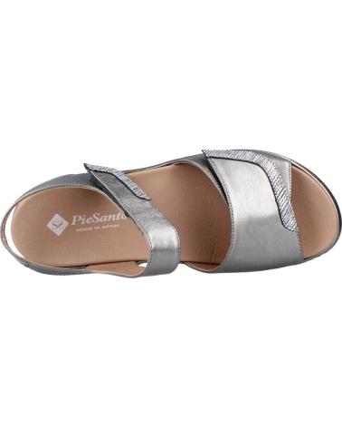 Sandalias PIESANTO  de Mujer SANDALIAS MUJER MODELO 200802 COLOR PLATA  ACERO