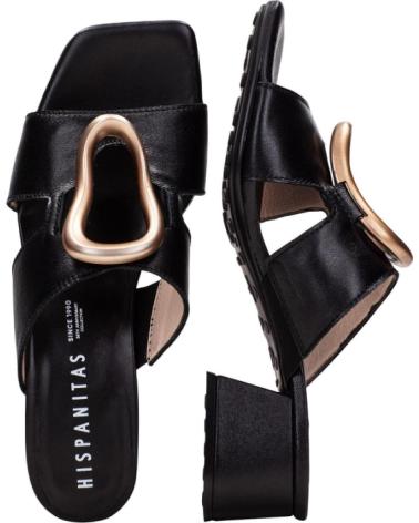 Woman Sandals HISPANITAS DALLAS HV254074  NEGRO