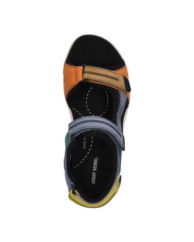 Sandales JOSEP SEIBEL  pour Femme ESTELLE 02 NUBUCK MULTICOLOR  AZUL