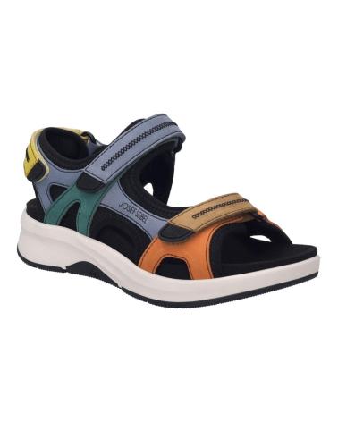 Sandales JOSEP SEIBEL  pour Femme ESTELLE 02 NUBUCK MULTICOLOR  AZUL