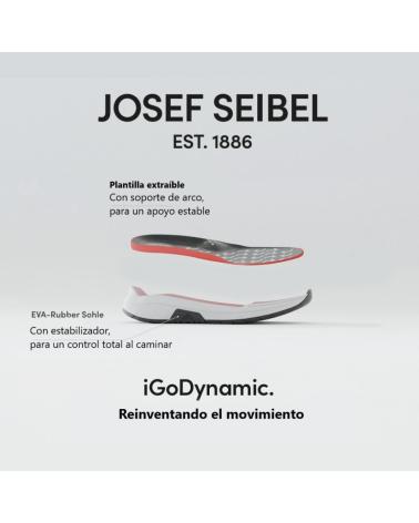 Sandales JOSEP SEIBEL  pour Femme ESTELLE 02 NUBUCK MULTICOLOR  AZUL