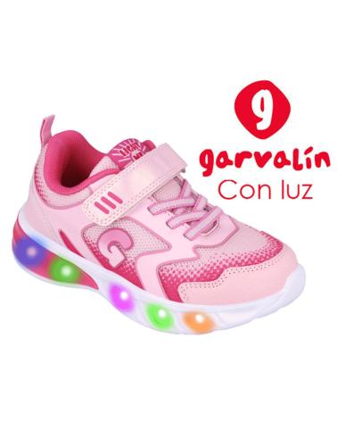 Sportivo per Bambina GARVALIN DEPORTIVA CON LUZ PARA CHICA 252828 HALO ROSAC032