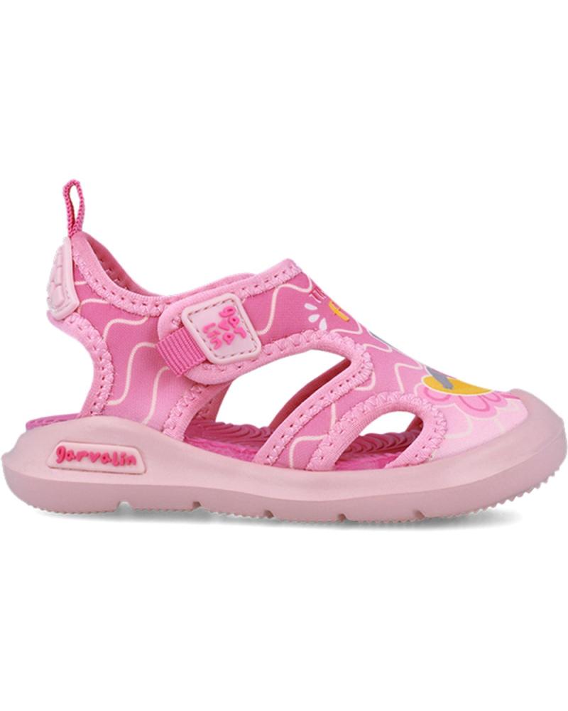 Sandali GARVALIN  per Bambina SANDALIAS DE PLAYA PARA CHICA 252846 WAVE PRINT  ROSAB032