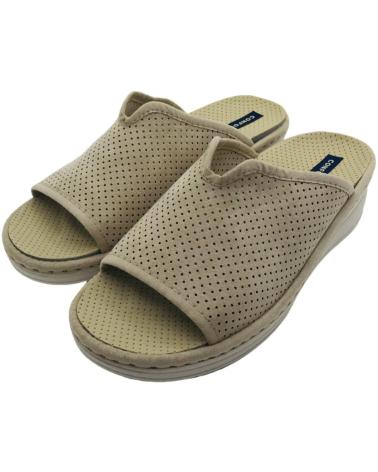 Pantufas PINTURINES  de Mulher ZAPATILLA DESTALONADA CASA MUJER 4028-A  BEIG