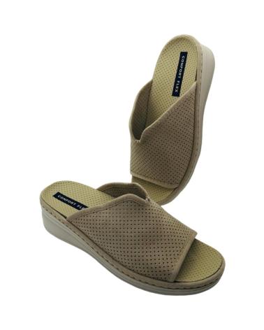 Pantufas PINTURINES  de Mulher ZAPATILLA DESTALONADA CASA MUJER 4028-A  BEIG