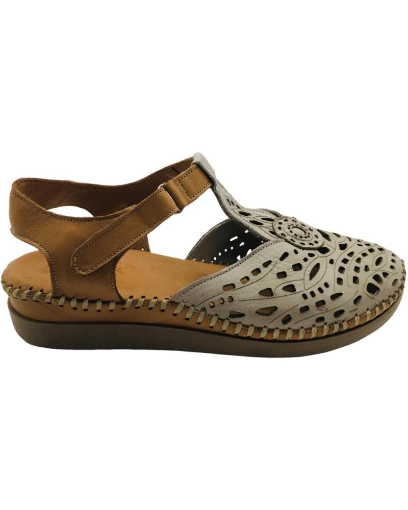 Sandalias 48 HORAS  de Mujer SANDALIA CANGREJERA PIEL MUJER 48HOURS 514102-17  CUERO