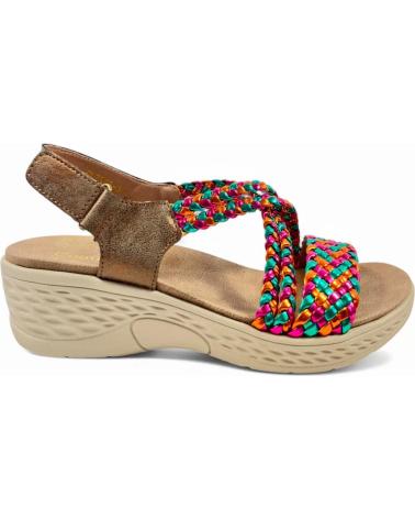 Sandales TIMBOS  pour Femme SANDALIA CUNA COMODA MUJER MULTICOLOR 131280  VARIOS COLORES