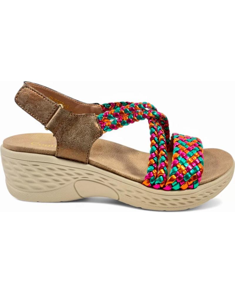 Sandales TIMBOS  pour Femme SANDALIA CUNA COMODA MUJER MULTICOLOR 131280  VARIOS COLORES