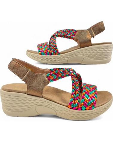 Sandales TIMBOS  pour Femme SANDALIA CUNA COMODA MUJER MULTICOLOR 131280  VARIOS COLORES