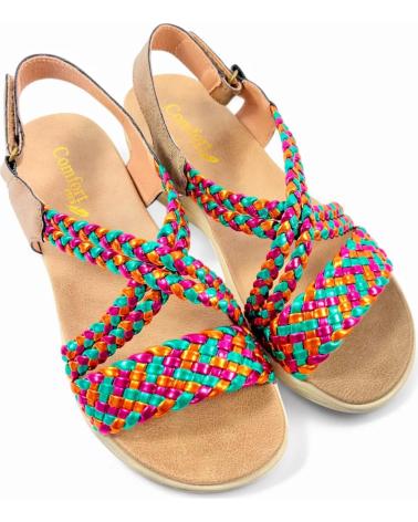Sandales TIMBOS  pour Femme SANDALIA CUNA COMODA MUJER MULTICOLOR 131280  VARIOS COLORES