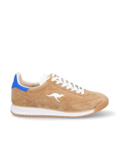 Zapatos KANGAROOS  de Hombre DEPORTIVAS DE HOMBRE K89-7  ANTE BEIGEANTE BEIGE