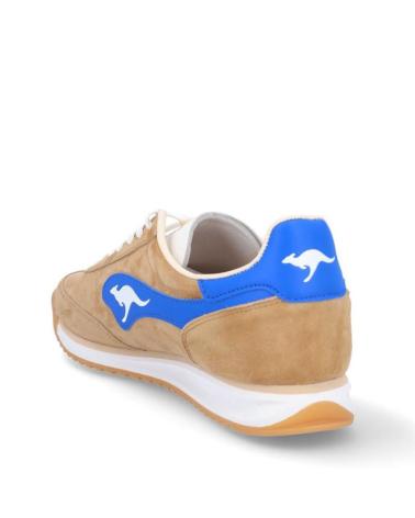 Zapatos KANGAROOS  de Hombre DEPORTIVAS DE HOMBRE K89-7  ANTE BEIGEANTE BEIGE