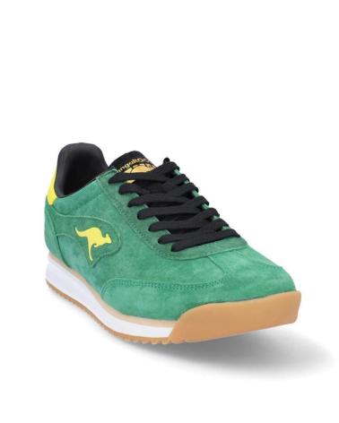 Zapatillas deporte KANGAROOS  de Hombre DEPORTIVAS DE HOMBRE K89-6  ANTE VERDEANTE VERDE