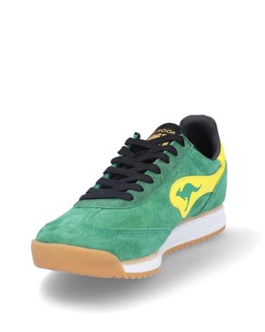 Zapatillas deporte KANGAROOS  de Hombre DEPORTIVAS DE HOMBRE K89-6  ANTE VERDEANTE VERDE