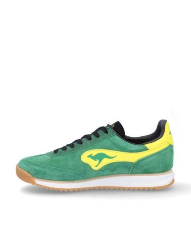 Zapatillas deporte KANGAROOS  de Hombre DEPORTIVAS DE HOMBRE K89-6  ANTE VERDEANTE VERDE