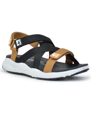 Man Sandals KANGAROOS SANDALIAS DE HOMBRE K126-1  NEGRO-CAMELNEGRO-CAMEL