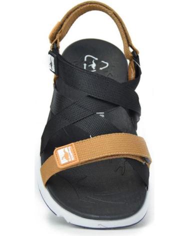 Man Sandals KANGAROOS SANDALIAS DE HOMBRE K126-1  NEGRO-CAMELNEGRO-CAMEL