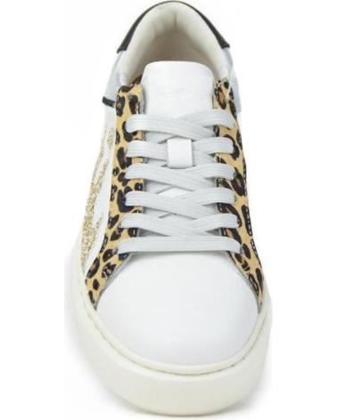Esportes  KANGAROOS  de Mulher DEPORTIVAS DE MUJER K179-9  BLANCO-PLATA-LEOPARDBLANCO-PLATA-LEOPARD