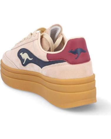 Zapatillas deporte KANGAROOS  de Mujer DEPORTIVAS DE MUJER K171-3  ANTE BEIGEANTE BEIGE