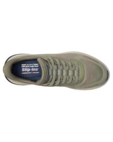 SKECHERS ZAPATILLAS HOMBRE MODELO BOBS SQUAD 4 COLOR VERDE OLV