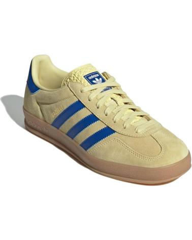 Sapatilhas ADIDAS  de Homem GAZELLE INDOOR JH5406 POWDER - ROYAL BLUE - CLOUD WHI  YELLOW