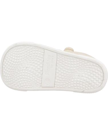 Sportivo per Bambina e Bambino BLANDITOS SANDALIA DE LONA CERRADA BY CRIOS BEIGE