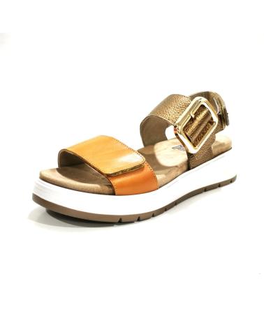 Sandalias FLUCHOS  de Mujer SANDALIA CASUAL DE PIEL CON SUELA DE GOMA  CUERO BRONCE