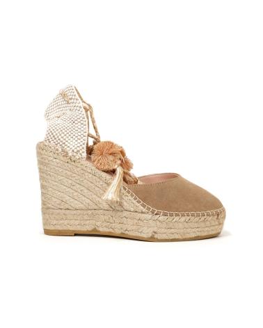 Zapatos de cuña MACARENA  per Donna CUNAS ALBA10  BEIGE