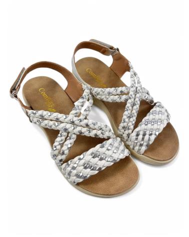 Sandalen TIMBOS  für Damen SANDALIA CUNA COMODA MUJER 131279  BLANCO