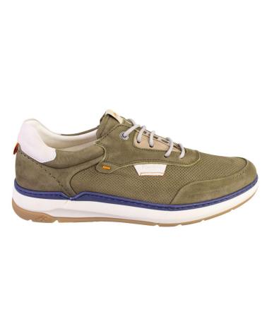 Zapatos FLUCHOS  de Hombre F2210 ZAPATILLAS CASUAL DE HOMBRE NOBUK  KAKI