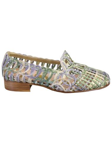 Mocasines NIVAL  de Mujer 1577 MOCASINES DE MUJER PLATINO  AZUL