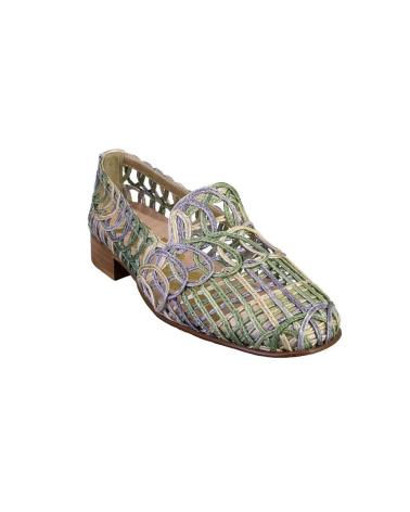 Mocasines NIVAL  de Mujer 1577 MOCASINES DE MUJER PLATINO  AZUL