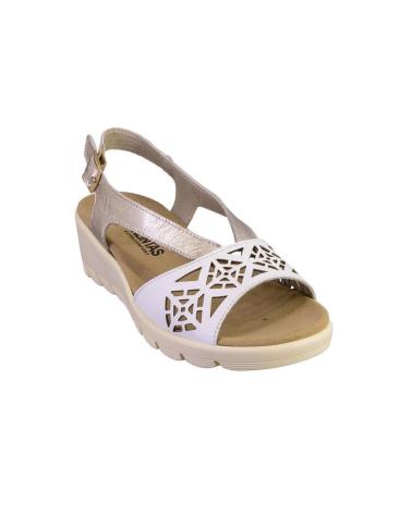 Sandali TREINTAS  per Donna 4335 SANDALIAS DE MUJER PIEL  BLANCO Y ORO