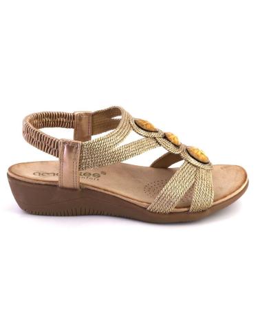 Sandalias AMARPIES  de Mujer 26620 SANDALIAS DE MUJER  BRONCE
