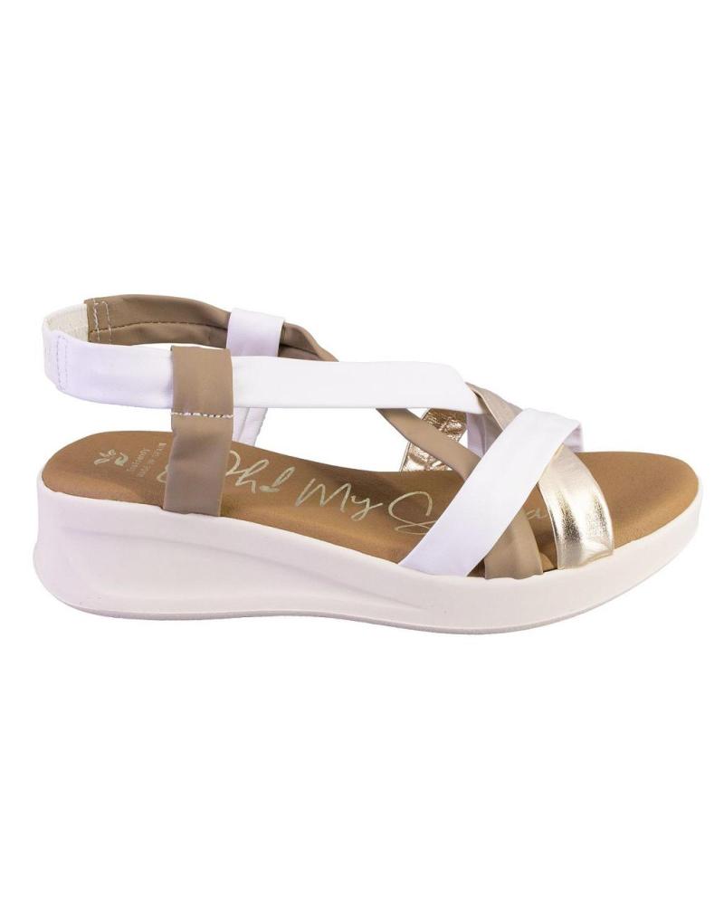 Sandalen OH MY SANDALS  für Damen 5655-2424 SANDALIAS DE MUJER PIEL  BLANCO