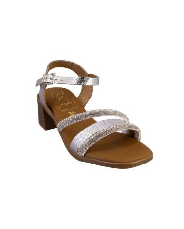 Sandales OH MY SANDALS  pour Femme 5614-2525 SANDALIAS DE MUJER PIEL  PLATA