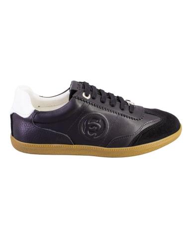 Zapatillas deporte CARMELA  de Mujer 162060 ZAPATILLAS CASUAL DE MUJER PIEL  NEGRO