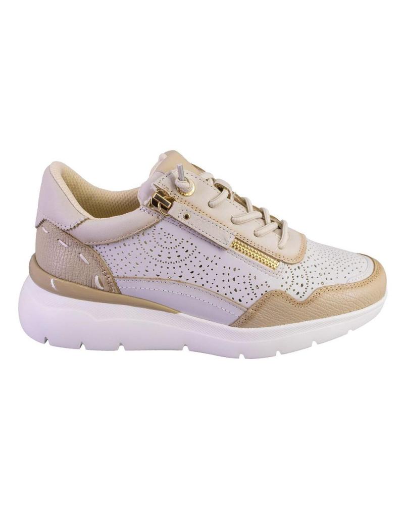 Woman Trainers CARMELA 162274 ZAPATILLAS CASUAL DE MUJER PIEL BEIGE
