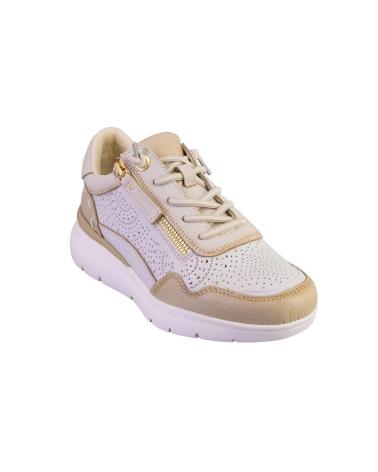 Woman Trainers CARMELA 162274 ZAPATILLAS CASUAL DE MUJER PIEL BEIGE