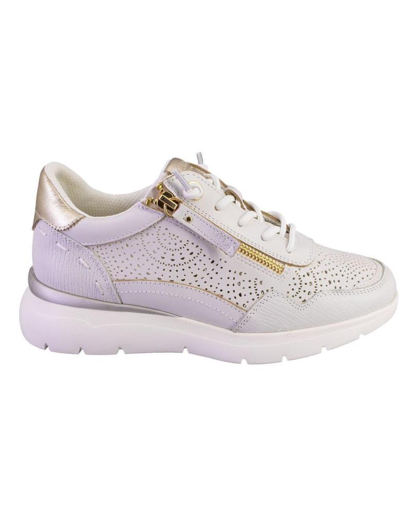 Deportivas CARMELA  de Mujer 162274 ZAPATILLAS CASUAL DE MUJER PIEL  BLANCO