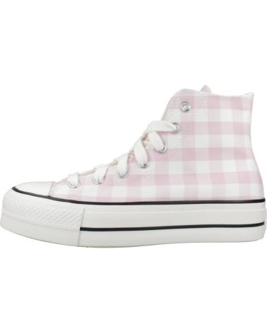 CONVERSE CHUCK TAYLOR ALL STAR LIFT PLATFORM GINGHAM A13663C ROSA KARIERTE SNEAKER VTGWHT