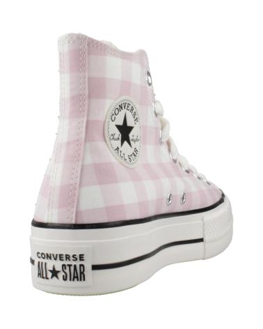 CONVERSE CHUCK TAYLOR ALL STAR LIFT PLATFORM GINGHAM A13663C ROSA KARIERTE SNEAKER VTGWHT