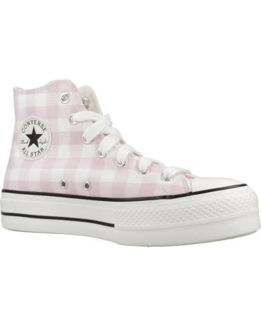 CONVERSE CHUCK TAYLOR ALL STAR LIFT PLATFORM GINGHAM A13663C ROSA KARIERTE SNEAKER VTGWHT