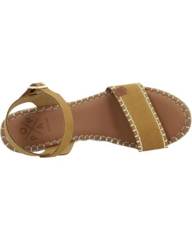 Sandalias POPA  de Mujer SANDALIAS MUJER MODELO BANDON COLOR MARRON  CUERO