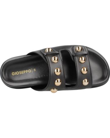 GIOSEPPO SANDALIAS GIOSEPPO WRENTHAM 75075-P DE PIEL NEGRA CON TACHAS DECORATIVAS NEGRO
