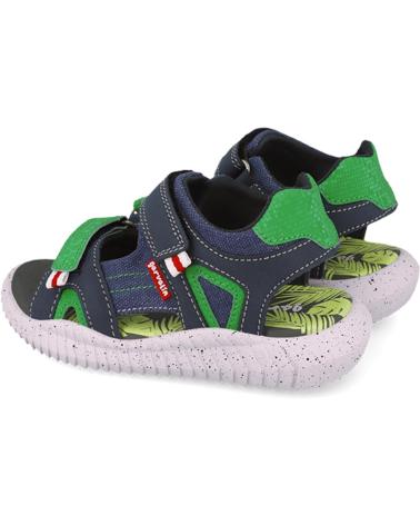 GARVALIN SANDALIA ABIERTA AZUL PARA NINO 252878-A089 252878-A089-24 AZUL MARINO